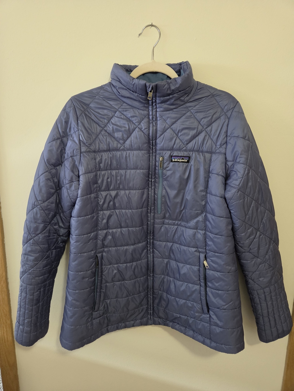 Patagonia Women's Radalie Puffer Jacket Size XL Woolly Blue